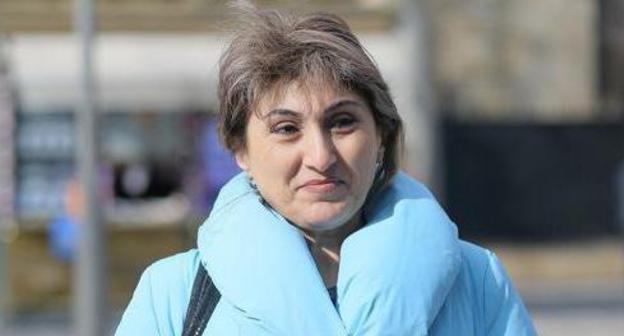 Irina Berchiyan in Baku. Photo by Aziz Karimov for the Caucasian Knot. Irina Berchiyan in Baku. Photo by Aziz Karimov for the Caucasian Knot.