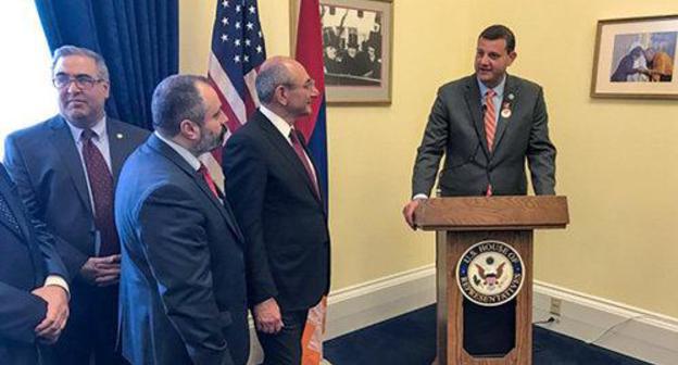 Bako Sahakyan visits US Congress, Washington. Photo: Official site of the President of Artsakh Bako Sahakyan visits US Congress, Washington. Photo: Official site of the President of Artsakh