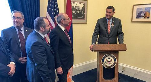 Bako Sahakyan visits US Congress, Washington. Photo: Official site of the President of Artsakh Bako Sahakyan visits US Congress, Washington. Photo: Official site of the President of Artsakh