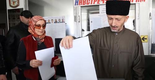 Mufti of Dagestan Ahmad Haji Afandi Abdulaev at Russian presidential election. Screenshot of the video by the user Novosti https://www.youtube.com/watch?v=4d6yablv8YQ Mufti of Dagestan Ahmad Haji Afandi Abdulaev at Russian presidential election. Screenshot of the video by the user Novosti https://www.youtube.com/watch?v=4d6yablv8YQ