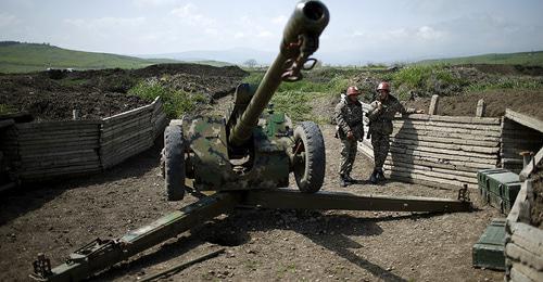 On the contact line in Nagorno-Karabakh. Photo: REUTERS/Staff On the contact line in Nagorno-Karabakh. Photo: REUTERS/Staff