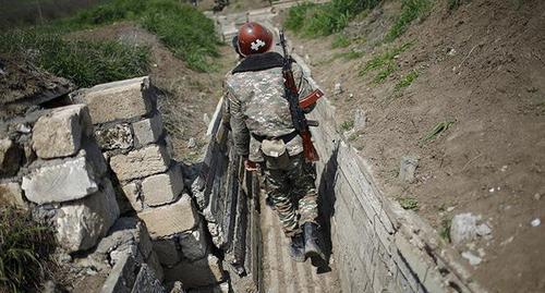 On the contact line in Nagorno-Karabakh. Photo: REUTERS/Staff On the contact line in Nagorno-Karabakh. Photo: REUTERS/Staff