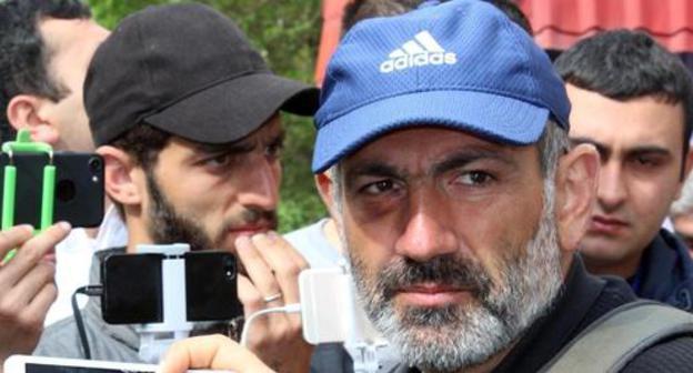 Nikol Pashinyan, the protest leader in Armenia. Photo by Tigran Petrosyan for the "Caucasian Knot" Nikol Pashinyan, the protest leader in Armenia. Photo by Tigran Petrosyan for the "Caucasian Knot"