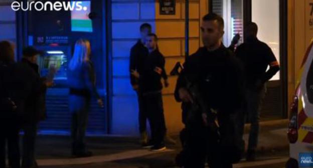 Police at the site of the terror act in Paris on May 12, 2018. Photo: screenshot of the video https://www.youtube.com/watch?v=Qq0bjAKB9TQ Police at the site of the terror act in Paris on May 12, 2018. Photo: screenshot of the video https://www.youtube.com/watch?v=Qq0bjAKB9TQ