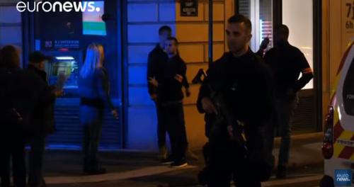 Police at the site of the terror act in Paris on May 12, 2018. Photo: screenshot of the video https://www.youtube.com/watch?v=Qq0bjAKB9TQ Police at the site of the terror act in Paris on May 12, 2018. Photo: screenshot of the video https://www.youtube.com/watch?v=Qq0bjAKB9TQ