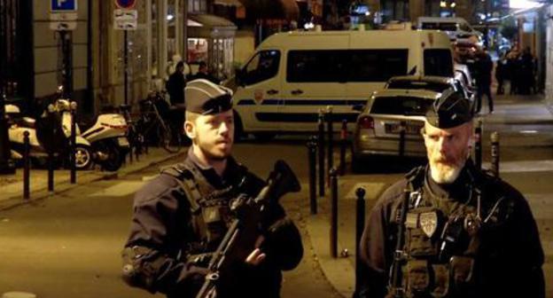 Police at the site of the terror act in Paris on May 12, 2018. Photo: REUTERS/Reuters TV Police at the site of the terror act in Paris on May 12, 2018. Photo: REUTERS/Reuters TV