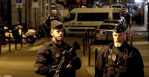 Police at the site of the terror act in Paris on May 12, 2018. Photo: REUTERS/Reuters TV Police at the site of the terror act in Paris on May 12, 2018. Photo: REUTERS/Reuters TV