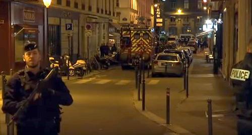 Police at the site of the terror act in Paris on May 12, 2018. Photo: screenshot of the video https://www.youtube.com/watch?v=Qq0bjAKB9TQ Police at the site of the terror act in Paris on May 12, 2018. Photo: screenshot of the video https://www.youtube.com/watch?v=Qq0bjAKB9TQ