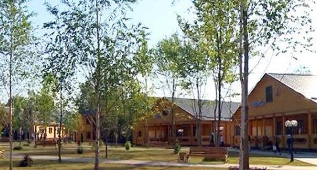 The resort "Mountain spring". Photo: screenshot of the video https://grozny.tv/news.php?id=21732 The resort "Mountain spring". Photo: screenshot of the video https://grozny.tv/news.php?id=21732