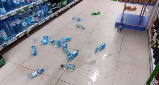 Aftermath of the earthquake in Azerbaijan. Photo: https://www.facebook.com/zaqatalanews/ Aftermath of the earthquake in Azerbaijan. Photo: https://www.facebook.com/zaqatalanews/