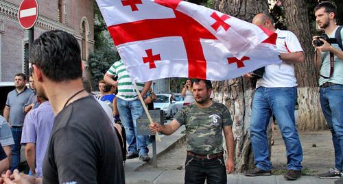 Participants of rally in Trilisi. Photo by Inna Kukudzhanova for the Caucasian Knot Participants of rally in Trilisi. Photo by Inna Kukudzhanova for the Caucasian Knot
