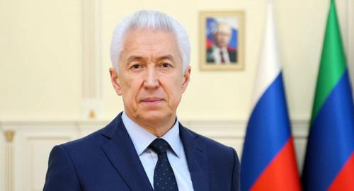Vladimir Vasiliev. Photo: http://president.e-dag.ru/novosti/zayavleniya-obrashcheniya/obrashchenie-vrio-glavy-dagestana-v-a-vasileva-ko-dnyu-pamyati-i-skorbi-o-pogibshikh-na-frontakh-velikoj-otechestvennoj-vojny Vladimir Vasiliev. Photo: http://president.e-dag.ru/novosti/zayavleniya-obrashcheniya/obrashchenie-vrio-glavy-dagestana-v-a-vasileva-ko-dnyu-pamyati-i-skorbi-o-pogibshikh-na-frontakh-velikoj-otechestvennoj-vojny
