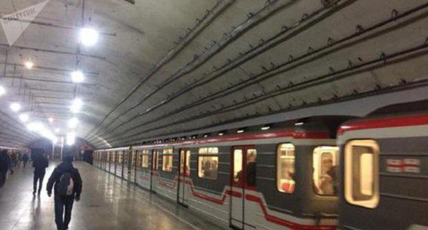 "Varketili" metro station in Tbilisi. Photo: © Sputnik / STRINGERhttps://sputnik-georgia.ru/society/20180131/239118294/Stancija-metro-Varketili-posle-ChP-vozobnovila-rabotu.html "Varketili" metro station in Tbilisi. Photo: © Sputnik / STRINGERhttps://sputnik-georgia.ru/society/20180131/239118294/Stancija-metro-Varketili-posle-ChP-vozobnovila-rabotu.html