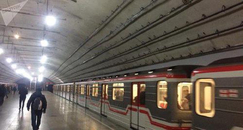 "Varketili" metro station in Tbilisi. Photo: © Sputnik / STRINGERhttps://sputnik-georgia.ru/society/20180131/239118294/Stancija-metro-Varketili-posle-ChP-vozobnovila-rabotu.html "Varketili" metro station in Tbilisi. Photo: © Sputnik / STRINGERhttps://sputnik-georgia.ru/society/20180131/239118294/Stancija-metro-Varketili-posle-ChP-vozobnovila-rabotu.html