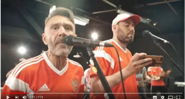 Screenshot of a video clip "Champions". Photo from Semyon Slepakov's YouTube channel https://www.youtube.com/channel/UCncuVFZrHKza2d2HXU6axaQ Screenshot of a video clip "Champions". Photo from Semyon Slepakov's YouTube channel https://www.youtube.com/channel/UCncuVFZrHKza2d2HXU6axaQ