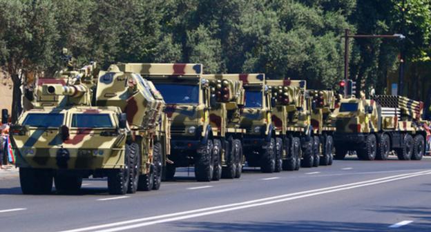 A military parade in Baku. Photo by Aziz Karimov for the "Caucasian Knot" A military parade in Baku. Photo by Aziz Karimov for the "Caucasian Knot"
