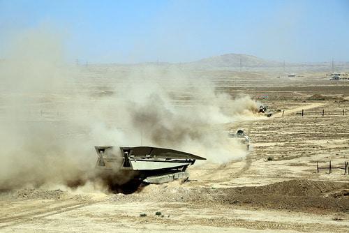 Exercises of the Engineering Corps of Azerbaijan. June 22, 2018. Photo by the press service of the Azerbaijani Ministry of Defence https://mod.gov.az/ru/news/provedeny-taktiko-specialnye-ucheniya-s-inzhenerno-sapernymi-podrazdeleniyami-23124.html Exercises of the Engineering Corps of Azerbaijan. June 22, 2018. Photo by the press service of the Azerbaijani Ministry of Defence https://mod.gov.az/ru/news/provedeny-taktiko-specialnye-ucheniya-s-inzhenerno-sapernymi-podrazdeleniyami-23124.html