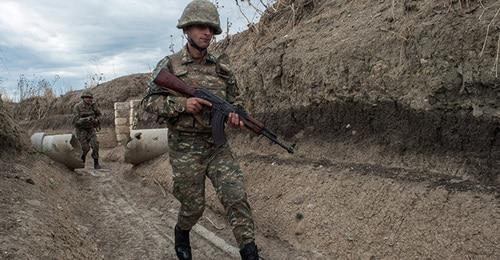 On the contact line in Nagorno-Karabakh. Photo © Sputnik / Ilya Pitalyov https://ru.armeniasputnik.am/karabah/20180501/11780219/v-karabahe-vnov-nablyudaetsya-aktivnost-azerbajdzhanskih-vs.html On the contact line in Nagorno-Karabakh. Photo © Sputnik / Ilya Pitalyov https://ru.armeniasputnik.am/karabah/20180501/11780219/v-karabahe-vnov-nablyudaetsya-aktivnost-azerbajdzhanskih-vs.html