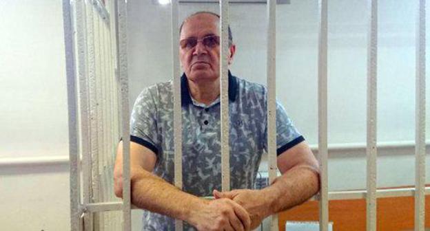Oyub Titiev in the court. Photo is provided by HRC 'Memorial' Oyub Titiev in the court. Photo is provided by HRC 'Memorial'