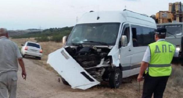 Accident on the federal highway "Kavkaz" near Izberbash. Photo: http://05.mchs.gov.ru/operationalpage/operational/item/7211611/ Accident on the federal highway "Kavkaz" near Izberbash. Photo: http://05.mchs.gov.ru/operationalpage/operational/item/7211611/