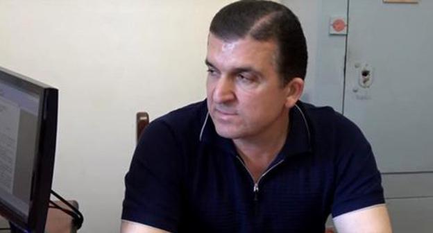 Vachagan Gazaryan after detention. Photo: screenshot of the video on NewsamChannel YouTube channel Vachagan Gazaryan after detention. Photo: screenshot of the video on NewsamChannel YouTube channel