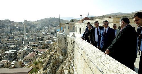 Anatoly Bibilov, the President of South Ossetia, visited the major holy sites in Syria. Photo by the press service of the President of South Ossetia https://sputnik-ossetia.ru/South_Ossetia/20180725/6813134.html Anatoly Bibilov, the President of South Ossetia, visited the major holy sites in Syria. Photo by the press service of the President of South Ossetia https://sputnik-ossetia.ru/South_Ossetia/20180725/6813134.html
