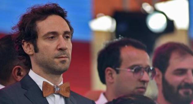 Hayk Marutyan at the Republic Square in Yerevan, May 8, 2018. Photo: © Sputnik / Aram Nersesyan Hayk Marutyan at the Republic Square in Yerevan, May 8, 2018. Photo: © Sputnik / Aram Nersesyan