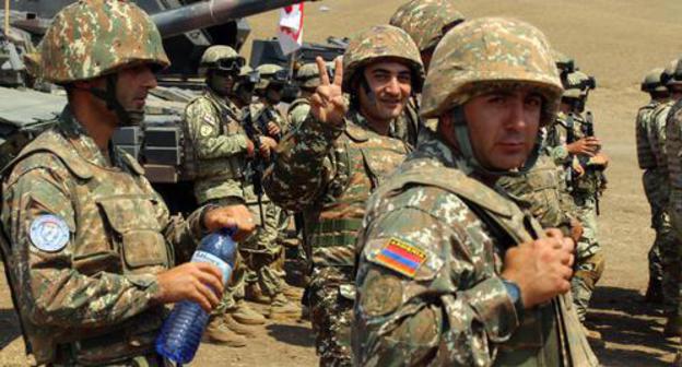 Armenian soldiers take part in military exercise in Georgia. Photo by Inna Kukudzhanova for the Caucasian Knot Armenian soldiers take part in military exercise in Georgia. Photo by Inna Kukudzhanova for the Caucasian Knot