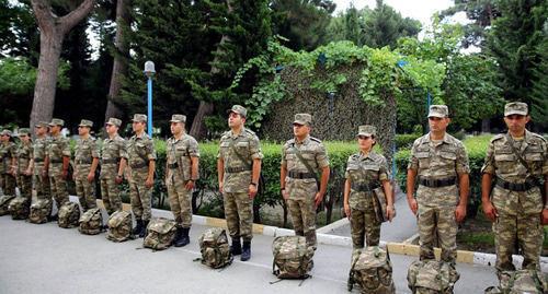 Soldiers of the Azerbaijani army. Photo: https://mod.gov.az/ru/news/v-vojskah-nachalsya-novyj-uchebnyj-period-23630.html Soldiers of the Azerbaijani army. Photo: https://mod.gov.az/ru/news/v-vojskah-nachalsya-novyj-uchebnyj-period-23630.html