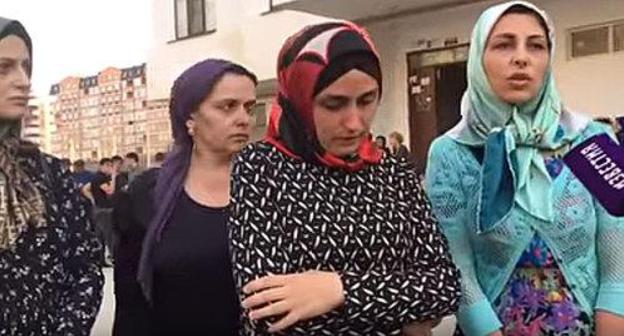 Mother of the disappeared girl. Screenshot from video 'Youth of Dagestan', https://www.youtube.com/watch?v=ol7cZN5D8hw Mother of the disappeared girl. Screenshot from video 'Youth of Dagestan', https://www.youtube.com/watch?v=ol7cZN5D8hw