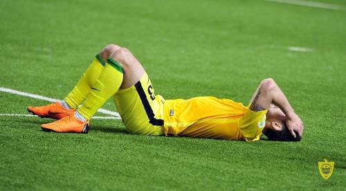 Football player of 'Anji' FC. Photo by press service of 'Anji' FC, http://www.fc-anji.ru/ Football player of 'Anji' FC. Photo by press service of 'Anji' FC, http://www.fc-anji.ru/