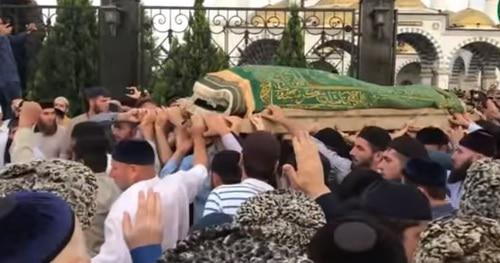 Funeral of Yusup Temirkhanov. Screenshot of the video https://www.youtube.com/watch?v=TfLNKnDpN4k Funeral of Yusup Temirkhanov. Screenshot of the video https://www.youtube.com/watch?v=TfLNKnDpN4k