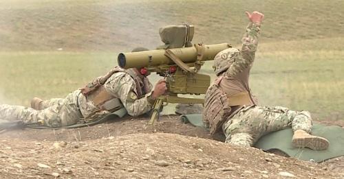 Military drills in Georgia. Screenshot: https://1tv.ge/ru/news/amerikanskie-dzhavelin-na-voennykh-uchenijakh-v-vaziani-foto-video/ Military drills in Georgia. Screenshot: https://1tv.ge/ru/news/amerikanskie-dzhavelin-na-voennykh-uchenijakh-v-vaziani-foto-video/