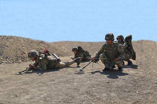 Azerbaijani servicemen, September 1, 2018. Photo: https://mod.gov.az//images/gallery/881d04d3cd5f44298a010c2ba6b9d2a7.jpg Azerbaijani servicemen, September 1, 2018. Photo: https://mod.gov.az//images/gallery/881d04d3cd5f44298a010c2ba6b9d2a7.jpg