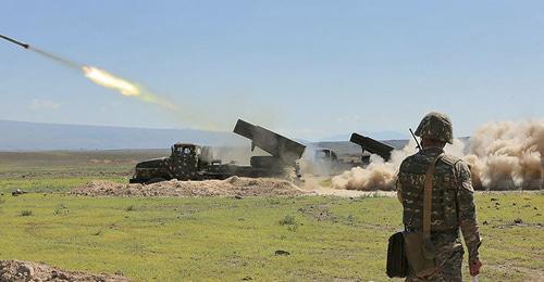 Military exercises of the Armenian army. Photo © Photo: official site of the MoD of RA https://ru.armeniasputnik.am/society/20180706/13074954/artillerijskie-ucheniya-s-primeneniem-sistemy-grad-proshli-v-armenia.html Military exercises of the Armenian army. Photo © Photo: official site of the MoD of RA https://ru.armeniasputnik.am/society/20180706/13074954/artillerijskie-ucheniya-s-primeneniem-sistemy-grad-proshli-v-armenia.html