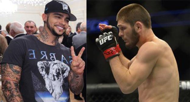 Timati and Khabib Nurmagomedov. Collage by the Caucasian Knot. Photo: Kremlin.ru https://ru.wikipedia.org, Gary A. Vasquez-USA TODAY Sports/REUTERS Timati and Khabib Nurmagomedov. Collage by the Caucasian Knot. Photo: Kremlin.ru https://ru.wikipedia.org, Gary A. Vasquez-USA TODAY Sports/REUTERS
