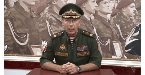 Viktor Zolotov' video message to Alexei Navalny. Screenshot: https://www.youtube.com/watch?v=lZd1yUZD30g Viktor Zolotov' video message to Alexei Navalny. Screenshot: https://www.youtube.com/watch?v=lZd1yUZD30g