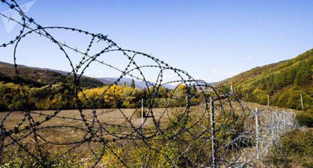 Georgia-South Ossetia border. Photo: Sputnik / Natalia Airiyan https://sputnik-ossetia.ru/South_Ossetia/20180505/6325992.html Georgia-South Ossetia border. Photo: Sputnik / Natalia Airiyan https://sputnik-ossetia.ru/South_Ossetia/20180505/6325992.html