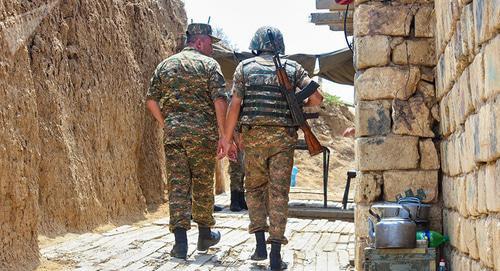 Servicemen of the Armenian Army. Photo: Sputnik / Aram Nersesyanhttps://ru.armeniasputnik.am/karabah/20180901/14193056/popytka-diversii-v-karabakh-azerbajdzhanskih-voennyh-spaslo-tolko-blagorazumie.html Servicemen of the Armenian Army. Photo: Sputnik / Aram Nersesyanhttps://ru.armeniasputnik.am/karabah/20180901/14193056/popytka-diversii-v-karabakh-azerbajdzhanskih-voennyh-spaslo-tolko-blagorazumie.html
