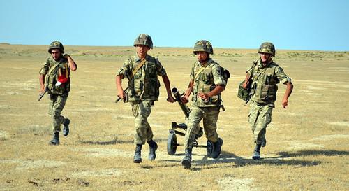 Military drills in Azerbaijan, September 2018. Photo: press service of the Ministry of Defence Military drills in Azerbaijan, September 2018. Photo: press service of the Ministry of Defence