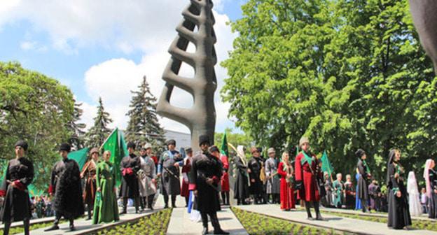 The Adyg Day. Nalchik. Photo by Lyudmila Maratova for the "Caucasian Knot" The Adyg Day. Nalchik. Photo by Lyudmila Maratova for the "Caucasian Knot"
