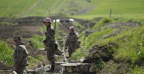 At the contact line in Nagorno-Karabakh. Photo: REUTERS/Staff At the contact line in Nagorno-Karabakh. Photo: REUTERS/Staff