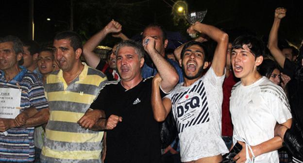 Rally participants, July 30, 2018. Photo by Tigran Petrosyan for the Caucasian Knot