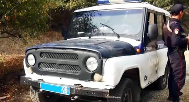 Police car, special operation in Dagestan. Photo: http://nac.gov.ru/kontrterroristicheskie-operacii/v-hode-kto-v-dagestane-neytralizovany-troe-2.html Police car, special operation in Dagestan. Photo: http://nac.gov.ru/kontrterroristicheskie-operacii/v-hode-kto-v-dagestane-neytralizovany-troe-2.html
