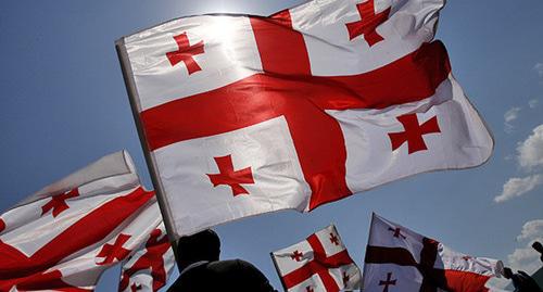 Flags of Georgia. Photo REUTERS/David Mdzinarishvili Flags of Georgia. Photo REUTERS/David Mdzinarishvili