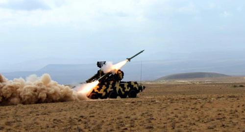 An anti-aircraft missile system "Osa" in the positions of the Azerbaijani army. Photo https://mod.gov.az/ru/foto-arhiv-045/ An anti-aircraft missile system "Osa" in the positions of the Azerbaijani army. Photo https://mod.gov.az/ru/foto-arhiv-045/