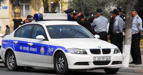 Azerbaijani police. Photo: http://minval.az/news/84405 Azerbaijani police. Photo: http://minval.az/news/84405