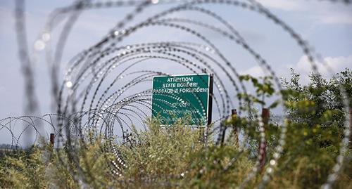 The border between South Ossetia and Georgia. Photo: REUTERS/David Mdzinarishvili The border between South Ossetia and Georgia. Photo: REUTERS/David Mdzinarishvili