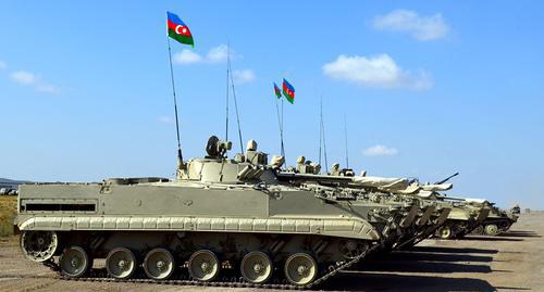Military vehicles of the Azerbaijani Army. Photo: https://mod.gov.az/ru/foto-arhiv-045/ Military vehicles of the Azerbaijani Army. Photo: https://mod.gov.az/ru/foto-arhiv-045/