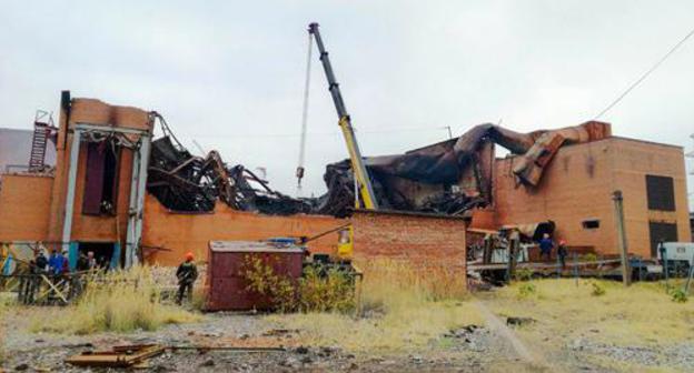 The "Electrozinc" plant after a fire. Photo by Emma Marzoeva for the "Caucasian Knot" The "Electrozinc" plant after a fire. Photo by Emma Marzoeva for the "Caucasian Knot"